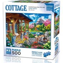 Ks Games Colorful House Near The Lake 500 Parça 20053