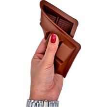 8 Bölmeli Silikon Dubai Çikolatası Kalıbı | Dubai Çikolatası Yapma Kalıbı %100 Silikon Çikolata Kalıbı (3 Adet)