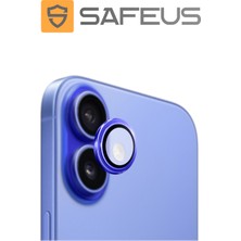 Safeus iPhone 16 Plus 9h Safir Temperli Kamera Lens Koruyucu