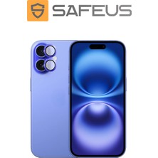 Safeus iPhone 16 Plus 9h Safir Temperli Kamera Lens Koruyucu