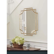 Mks Design 60X90 Lüks Salon Aynası / Asimetrik Ayna / Dekor Aynası / Konsol Aynası / Düzensiz Ayna