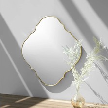 Mks Design Asimetrik Duvar Dekor Aynası / Asimetrik Ayna / Konsol Aynası / Düzensiz Ayna / Dekor Aynası