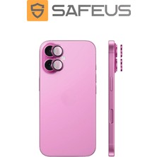 Safeus iPhone 16 Plus 9h Safir Temperli Kamera Lens Koruyucu