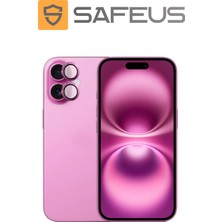Safeus iPhone 16 Plus 9h Safir Temperli Kamera Lens Koruyucu