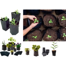 25 Adet Fidan Poşet, 10 cm x 15 cm Fidan Poşeti, Fide Fidan Poşeti, Fidan Tüpü