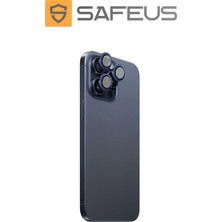 Safeus iPhone 15 Pro Max 9h Safir Temperli Kamera Lens Koruyucu