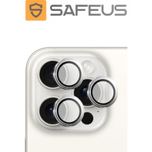 Safeus iPhone 15 Pro Max 9h Safir Temperli Kamera Lens Koruyucu
