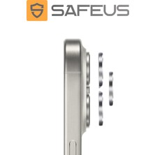 Safeus iPhone 15 Pro Max 9h Safir Temperli Kamera Lens Koruyucu