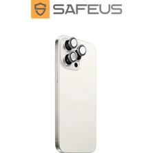 Safeus iPhone 15 Pro Max 9h Safir Temperli Kamera Lens Koruyucu