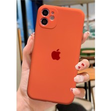 3gen Case Apple iPhone 11 Uyumlu Logolu Lansman Içi Kadife Kılıf