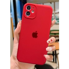 3gen Case Apple iPhone 11 Uyumlu Logolu Lansman Içi Kadife Kılıf