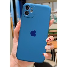 3gen Case Apple iPhone 11 Uyumlu Logolu Lansman Içi Kadife Kılıf