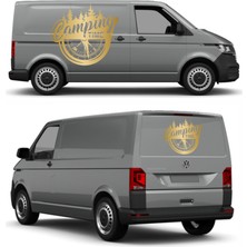 Sticker Usta Kamp Zamanı 4x4 Offroad Av Avcı Sticker Araba Oto Motosiklet Karavan Etiket 02168
