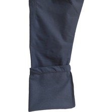 Snowmount Erkek Siyah Su İtici Rüzgar Geçirmez Outdoor Kışlık Softshell Paça Fermuarsız Pantolon