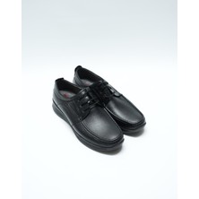 Eymen Shoes Cilt Deri Günlük Erkek Ayakkabı, Sıyah (Ladik)