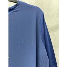 Zeynep Butik Efraze Uzun Kollu Önü Şifon Penye Içlik Tunik Body Bluz 71 cm 4433 1632