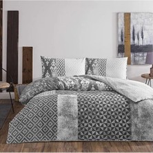 Taç Pazen Nevresim Takımı Gri Misty