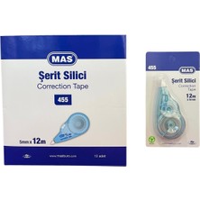 Mas Şerit Silici  5mm x 12 M 12'li ( 1 Paket )