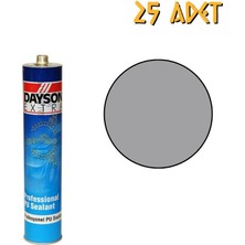 Dayson Extra Poliüretan Mastik Yapıştırıcı Gri 280 Ml. - 25 Adet