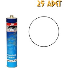 Dayson Extra Poliüretan Mastik Yapıştırıcı Beyaz 280 Ml. - 25 Adet