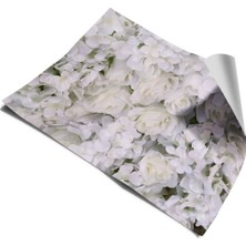 Buzdolabı ve Bulaşık Makinesi Kapak Sticker Kendinden Yapışkanlı Folyo Çiçekler