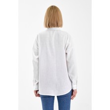 Emmas Clothing Yeni Sezon Kadın Düşük Omuz Oversize Gömlek
