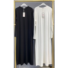 Zeynep Butik Efraze Uzun Kollu Penye Elbise Içlik 148 cm 4422 1631