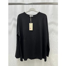 Zeynep Butik Efraze Uzun Kollu Penye Içlik Tunik Bluz Body 69 cm 406 1629