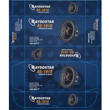 10CM Oto Hoparlör Tıvıtırlı RS-1010