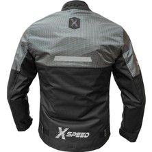 Xspeed Wise Korumalı Motosiklet Montu 50. Yıl Özel Gri