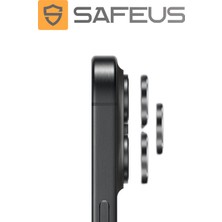 Safeus iPhone 15 Pro Max 9h Safir Temperli Kamera Lens Koruyucu