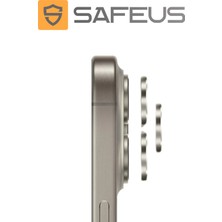 Safeus iPhone 15 Pro Max 9h Safir Temperli Kamera Lens Koruyucu