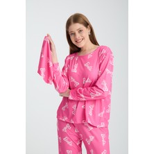 Rasa Homewear Soft Fnm Uzun Kollu Pijama Takımı