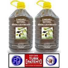 Elif Cafe Çandarlı Natural Birinci Zeytinyağı 5 lt Pet Şişe zeytinyağı 5 litre 2 adet