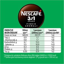 Nescafe 3ü1 Arada Fındık Aromalı Kahve 17 gr x 10 Adet