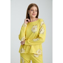 Rasa Homewear Soft Fnm Uzun Kollu Pijama Takımı