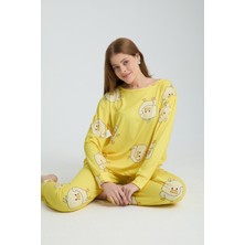 Rasa Homewear Soft Fnm Uzun Kollu Pijama Takımı