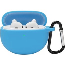 Dmay Oppo Enco Air 2 Uyumlu Kılıf Mat Silikon + Askılık