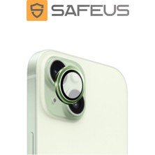 Safeus iPhone 15 9h Safir Temperli Kamera Lens Koruyucu