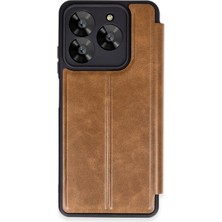 Newface General Mobile Era 30 Kılıf Flip Cover - Taba 13