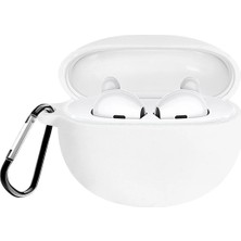 Dmay Oppo Enco Air 2 Uyumlu Kılıf Mat Silikon + Askılık