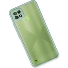 Newface Realme C21 Kılıf Montreal Silikon Kapak - Turkuaz 13