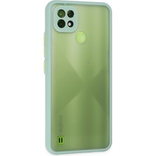 Newface Realme C21 Kılıf Montreal Silikon Kapak - Turkuaz 13