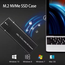 Bluesery Nvme M.2 SSD Kutusu 3.1 Type-C Uyumlu