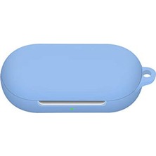 Dmay Oneplus Buds Z  Uyumlu Mat Silikon Kılıf Kancalı+Kanca