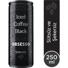 Obsesso Şekersiz Soğuk Kahve 250 ml x 6 Adet