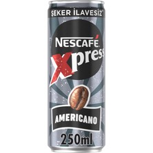 Nescafe Xpress Americano Şekersiz Soğuk Kahve 250 ml x 24 Adet