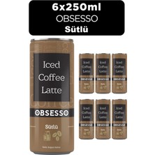 Obsesso Sütlü Soğuk Kahve 250 ml x 6 Adet