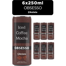 Obsesso Çikolata Soğuk Kahve 250 ml x 6 Adet