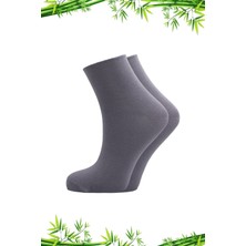 Kardeşler Çorap Bambu Kadın Çok Renkli Yarım Konç  Sıkmayan Şeker Çorap 6'lı Paket